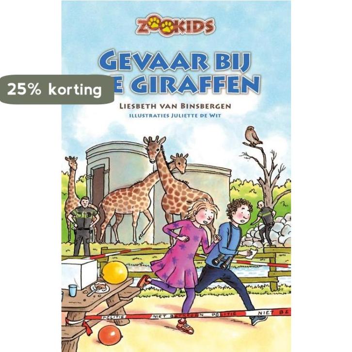 Gevaar bij de giraffen / Zookids 9789085433002, Boeken, Kinderboeken | Jeugd | onder 10 jaar, Zo goed als nieuw, Verzenden