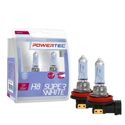 Powertec H8 12V - SuperWhite - Set, Auto-onderdelen, Verlichting, Nieuw, Alfa Romeo, Amerikaanse onderdelen, Audi, BMW, Citroën