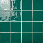 Wandtegel noa emerald groen glans 10x10 cm wandtegel, Ophalen, Nieuw, 10 m² of meer, Wandtegels