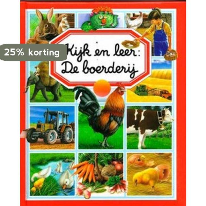 De boerderij / Kijk en leer / 1 9782504000809, Boeken, Kinderboeken | Kleuters, Gelezen, Verzenden