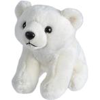 Pluche knuffel ijsbeer 15 cm - Knuffel beren, Nieuw, Ophalen of Verzenden