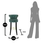 BARKRUK LUXY CRÈME CM 46X48X96, Huis en Inrichting, Barkrukken, Ophalen of Verzenden, Nieuw