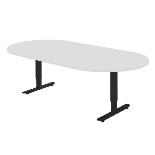 Witte vergadertafel, Huis en Inrichting, Bureaus, Bureau, Nieuw, In hoogte verstelbaar, Verzenden