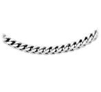 Gepolijst Edelstalen Schakelcollier voor Heren