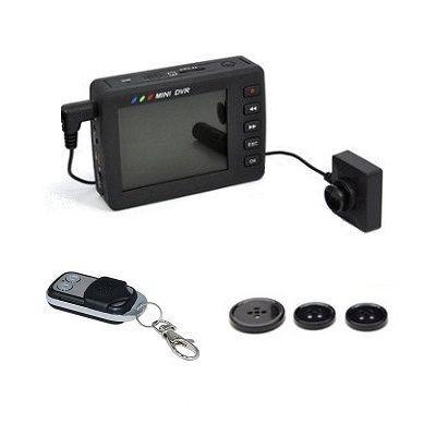 Knoop Camera LCD DVR – Discreet Opnamesysteem met, Audio, Tv en Foto, Videobewaking, Ophalen of Verzenden