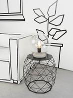 2dekans | Tafellamp glas/cement Warsaw dia.32cm, Ophalen of Verzenden, Zo goed als nieuw