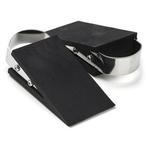 Deurstopper | Perel | 2 stuks (RVS, Rubber), Verzenden, Nieuw