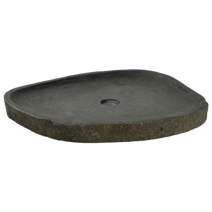 vidaXL Wasbak Grijs (55-65) x (40-50) x 6 cm Riviersteen, Doe-het-zelf en Verbouw, Sanitair, Nieuw, Verzenden