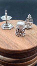 Antiek Vogelkooi (3) - .835 zilver -, Antiek en Kunst, Antiek | Goud en Zilver