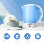 Waterkoker - Elektrisch  - 0.6L - 650W - Blauw, Verzenden, Zo goed als nieuw