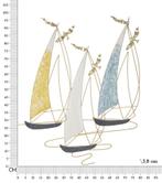 IJZEREN WANDPANEEL VELA KLEUR CM 78,7X3,8X97,8, Ophalen of Verzenden, Nieuw