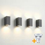 4 Stuks | Wandlamp / muurlamp / buitenlamp | Incl. 8x, Ophalen of Verzenden, Nieuw, Modern