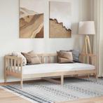 vidaXL Slaapbank massief grenenhout 90x200 cm, 90 cm, Eenpersoons, Bruin, Verzenden