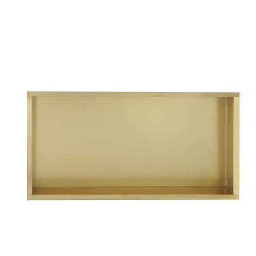 Inbouwnis Sanilux Napo Wand 30x60x7 cm Geborsteld Goud, Doe-het-zelf en Verbouw, Sanitair, Bad, Nieuw, Ophalen of Verzenden