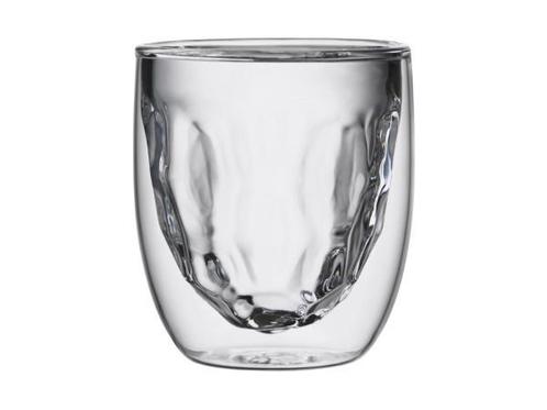 Veiling - 2x QDO dubbelwandige glazen 75ml set 2-delig Eleme, Huis en Inrichting, Keuken | Servies, Nieuw