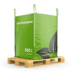 Wormenmest - Vermicompost (Bigbag 500 Liter – voor 500m2), Tuin en Terras, Aarde en Mest, Verzenden, Mest