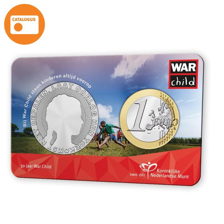30 jaar War Child in coincard, Postzegels en Munten, Munten | Nederland, Verzenden