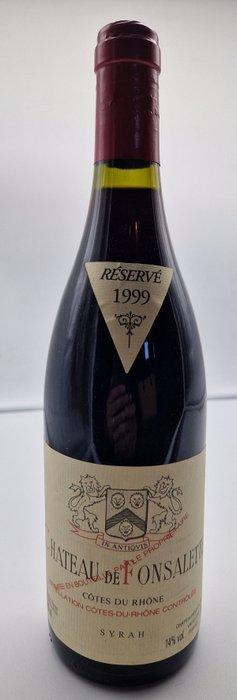 1999 E. Reynaud, Château de Fonsalette - Côtes-du-rhône - 1, Verzamelen, Wijnen