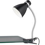 LED Klemlamp - Trion Sora - E27 Fitting - Mat Zwart - Metaal, Huis en Inrichting, Lampen | Tafellampen, Nieuw, Ophalen of Verzenden