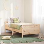 vidaXL Uitbreidbaar Bedframe voor Kinderen Bruin 80 x 130 /, Verzenden, Nieuw, Hout