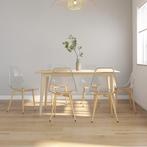 vidaXL Eetkamerstoelen 6 st PET transparant, Verzenden, Nieuw