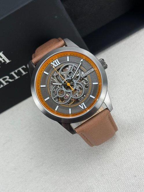 Heritor - Automatic Jomas Semi-Skeleton - Silver/Bronze -, Sieraden, Tassen en Uiterlijk, Horloges | Heren