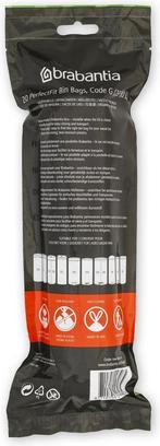 Brabantia PerfectFit Vuilniszakken - 30 l - Code G - 6, Ophalen of Verzenden, Zo goed als nieuw