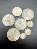 Wereld. Lot de monnaies divers pays en argent 900% 1871/1970