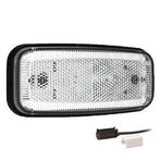 LED markeerverlichting wit  | 12-24v |  1,5mm² connector, Nieuw