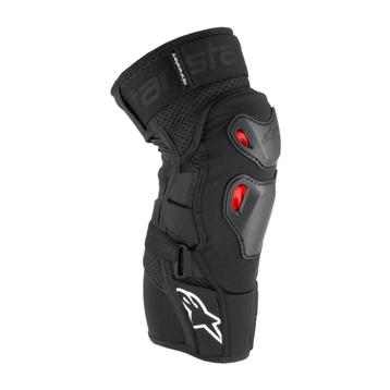 Cross Kniebeschermer Alpinestars Bion PR PLSM Zwart-Rood-Wit beschikbaar voor biedingen