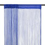 vidaXL Draadgordijnen 140x250 cm blauw 2 st, Huis en Inrichting, Verzenden, Nieuw, Blauw