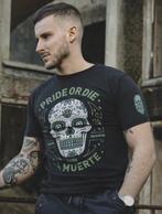 PRiDEorDiE Hasta La Muerte T Shirt Zwart, Kleding | Heren, Pride or Die, Nieuw, Ophalen of Verzenden, Maat 56/58 (XL)
