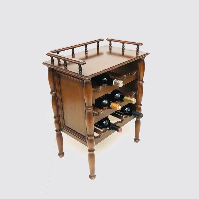 Wijnrek - Mahonie, Antiek en Kunst, Curiosa en Brocante