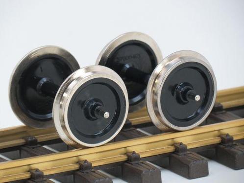 GS Dichte wielen 35mm RVS 2 stuks vergelijkbaar  PIKO 36165, Hobby en Vrije tijd, Modeltreinen | Overige schalen, Overige typen