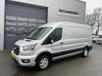 Ford Transit 350 2.0 TDCI 170PK Aut. L3H2 Limited, Auto's, Ford, Nieuw, Zilver of Grijs, Transit, Lease