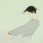 Original Woodblock Print - Kaze no kanata(Beyond