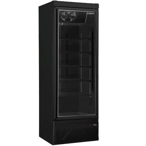 SARO vrieskast met glasdeuren - zwart - GTK 560, Zakelijke goederen, Horeca | Keukenapparatuur, Koelen en Vriezen, Verzenden