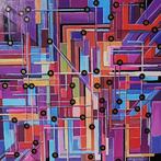 Ksavera - Cubism A1295 - abstract painting on XXL canvas
