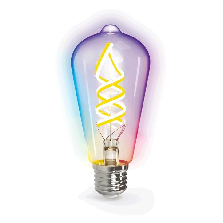 Kooldraadlamp E27 4.9W WiFi + Bluetooth RGB + CCT | Smartlam, Huis en Inrichting, Lampen | Overige, Nieuw, Verzenden