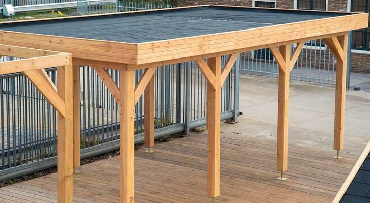 Dakfolie amerikaans rubber EPDM dakbedekking dakleer, Doe-het-zelf en Verbouw, Dakpannen en Dakbedekking, Overige typen, Zwart