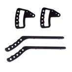 Rugged Ridge Aluminum Grab Handles F/R Kit Black 07-18 Jeep, Ophalen of Verzenden, Nieuw