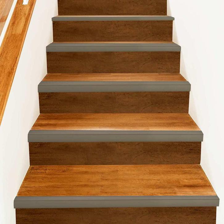 vidaXL Trapprofielen 30 pcs champagne 67 cm Aluminium, Doe-het-zelf en Verbouw, Ladders en Trappen, Nieuw, Verzenden