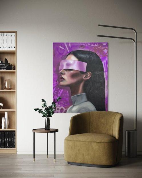 Hiones (XX-XXI) - Beyond the Veil (U.V. Effects), Antiek en Kunst, Kunst | Schilderijen | Modern