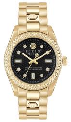 Philipp Plein PWDAA0621 Queen Crystal dameshorloge 36 mm, Overige merken, Staal, Staal, Verzenden