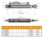 Hydraulische Topstang Cat 1-1 (460 - 710 mm) - SPH320082, Zakelijke goederen, Ophalen of Verzenden, Nieuw