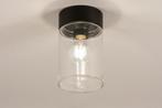 Rietveld Licht - Zwarte plafondlamp met, Huis en Inrichting, Lampen | Plafondlampen, Nieuw, Verzenden
