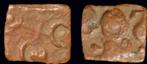 Ca 100bc Sunga empire Ujjain Dynasty 1/8 karshapana Brons, Postzegels en Munten, Verzenden