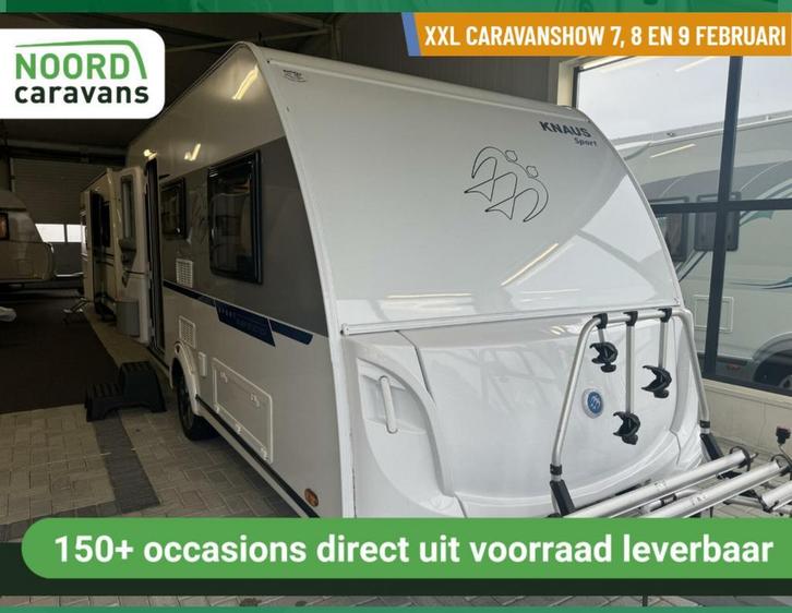 KNAUS SILVER SELECTION 460 2DE PAASDAG OPEN 10-17 UUR, Caravans en Kamperen, Caravans, 1000 - 1250 kg, Airco, Fietsenrek, Hordeur