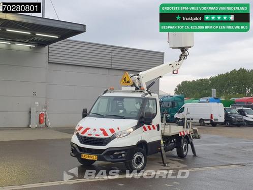 Iveco Daily 35S14 Hoogwerker 14meter werkhoogte 292 Arbeidsu, Auto's, Bestelauto's, Lease, Handgeschakeld, Financial lease, Wit