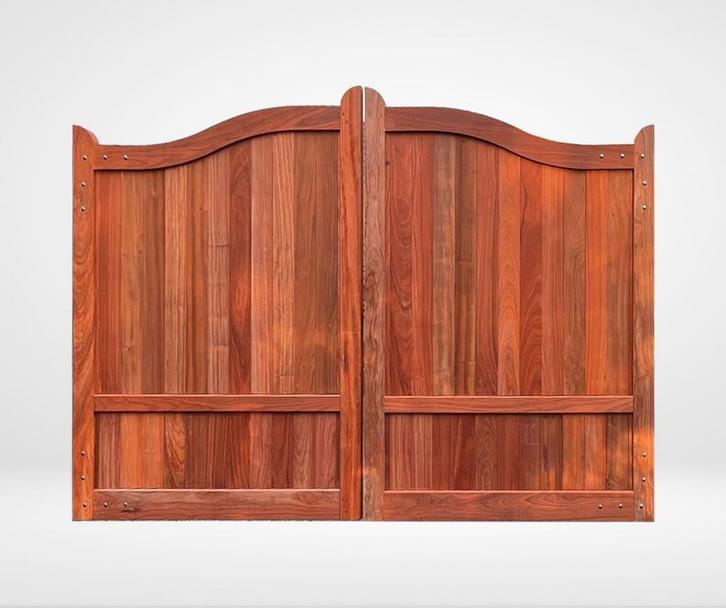 Toegangspoort Padouk Zuidenpoort Klassiek, Tuin en Terras, Tuinpoorten, Ophalen of Verzenden